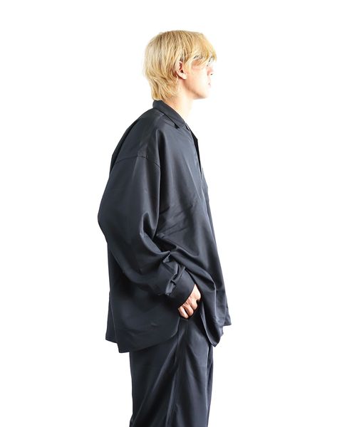 フレッシュサービス 24SS COOLFIBER OPEN COLLAR L/S SHIRT style 2024.4.5