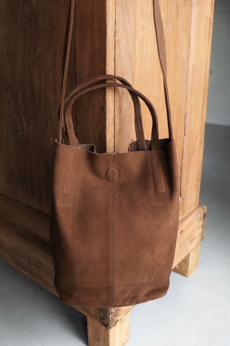 Morphee / モルフェトートバッグ 2WAY SMALL TOTE(SHORT) SUEDE[COFFEE BROWN]☆新作発売！