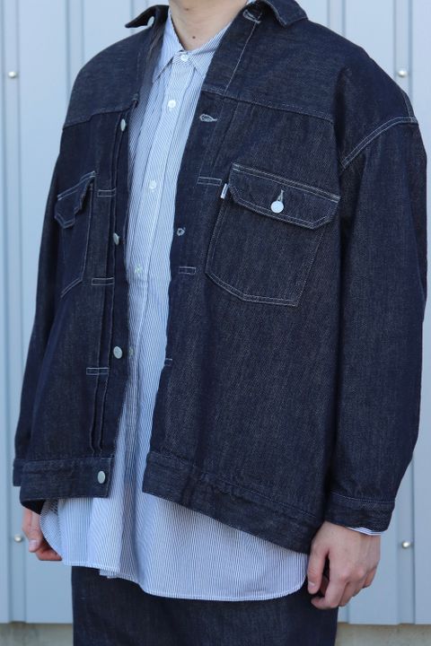 Graphpaper Colorfast Denim Jacket style.2021.11.27