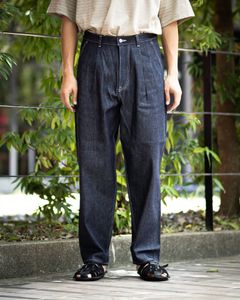グラフペーパー Selvage Denim Two Tuck Tapered Pants(GU263-40060RB)INDIGO_RIGID★7月25日(土)発売！
