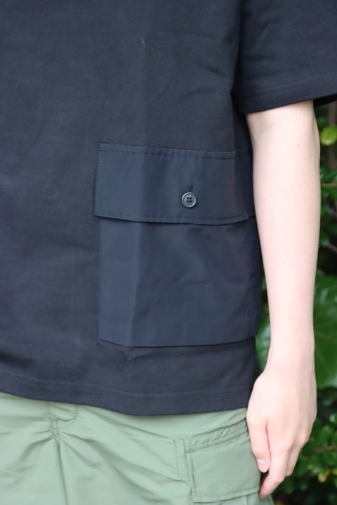 COMME des GARCONS HOMME 綿度詰天竺ロゴプリントTシャツ style.2022.4.12