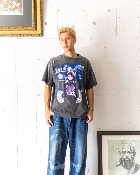 セントマイケル SAINT Mxxxxxx × serial experiments lain × GEEKS RULE TEE