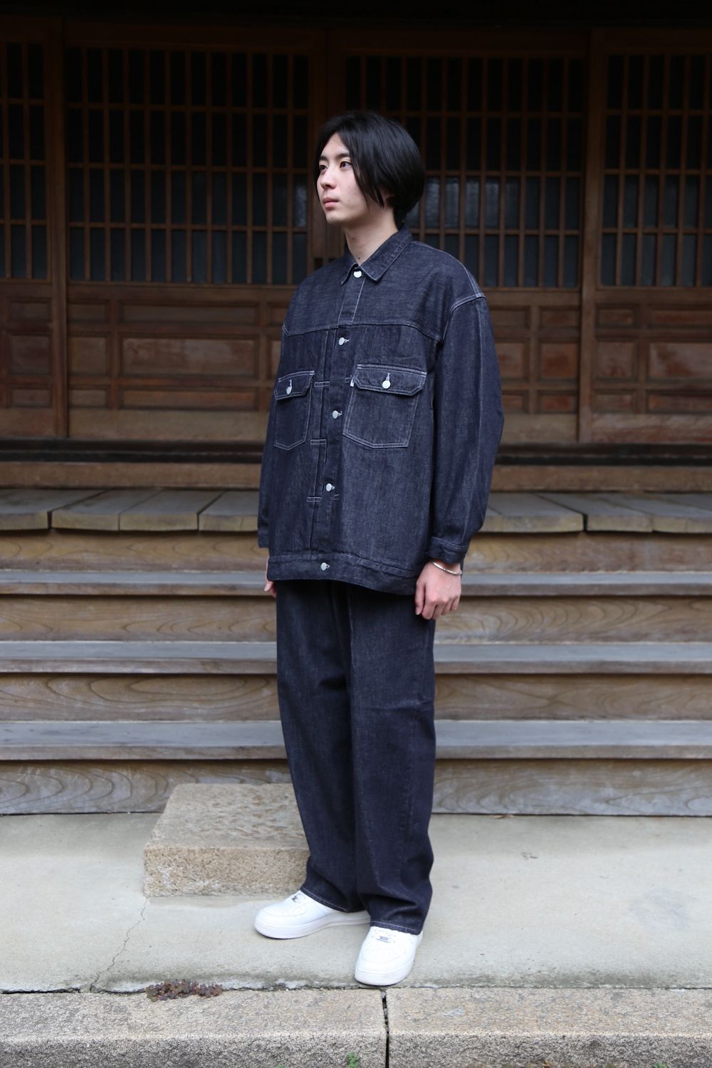 Graphpaper Colorfast Denim Jacket(GM213-30095B) style.2021.7 Graphpaper Colorfast Denim Jacket(GM213-30095B) style.2021.7