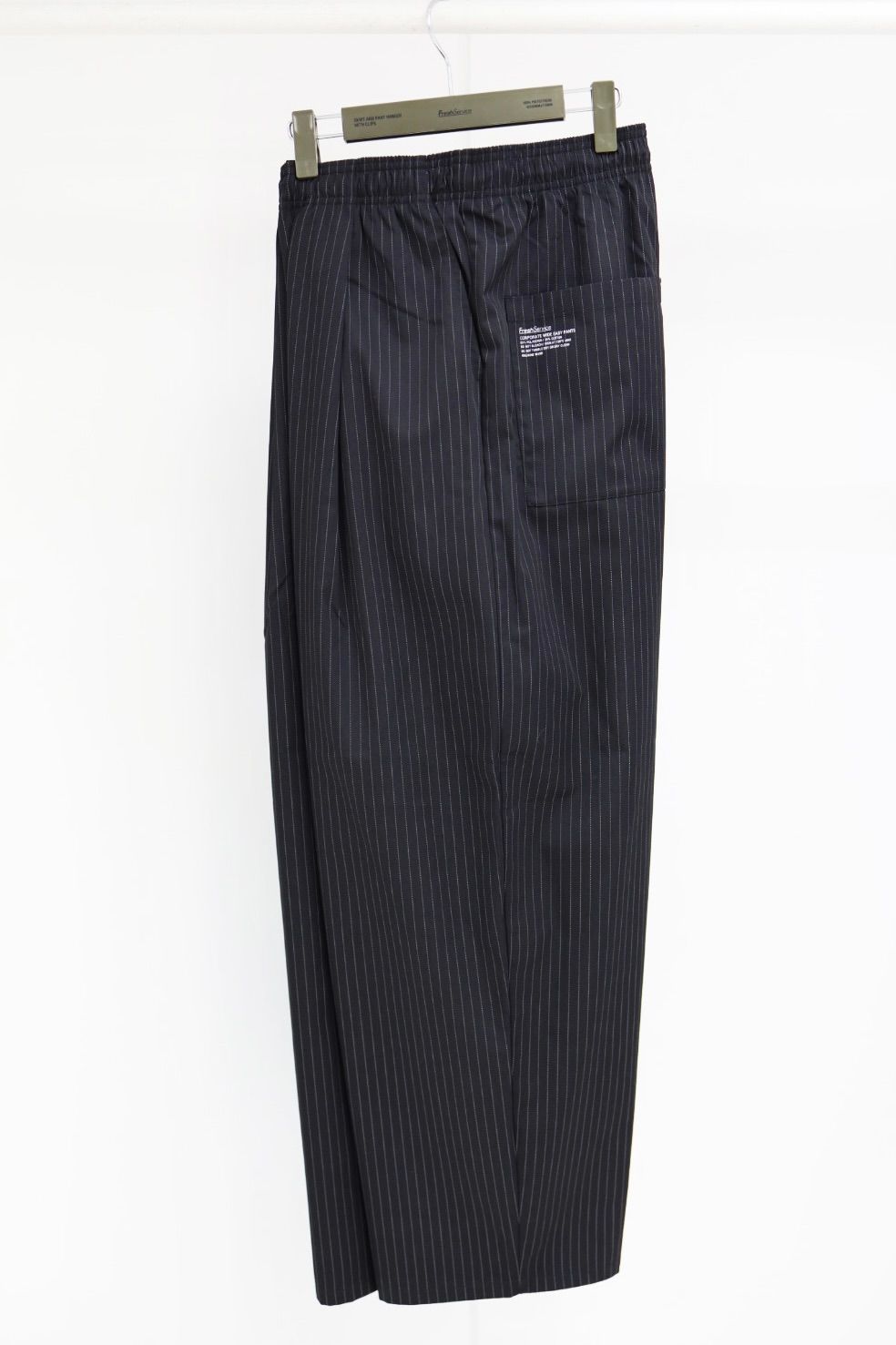 フレッシュサービス 26SS CORPORATE WIDE EASY PANTS(FSC262-40014B)BLACK STRIPE☆5月30日(土)発売！