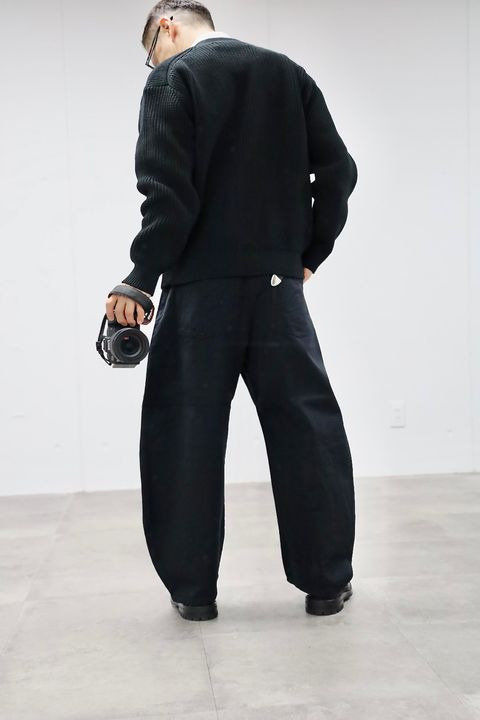 COMME des GARCONS HOMME 26SS 綿エステル片畦カーディガンスタイル2026.3.13.