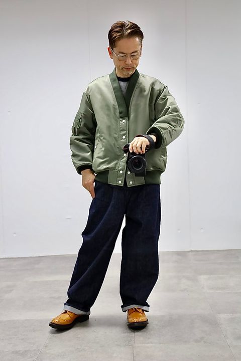 COMME des GARCONS HOMME ダブルツイルミリタリージャケットスタイル