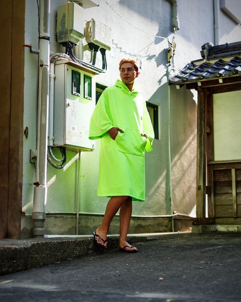 FreshService FLEECE SAUNA PONCHO(NEON YELLOW)9月28日(土)新作初売！