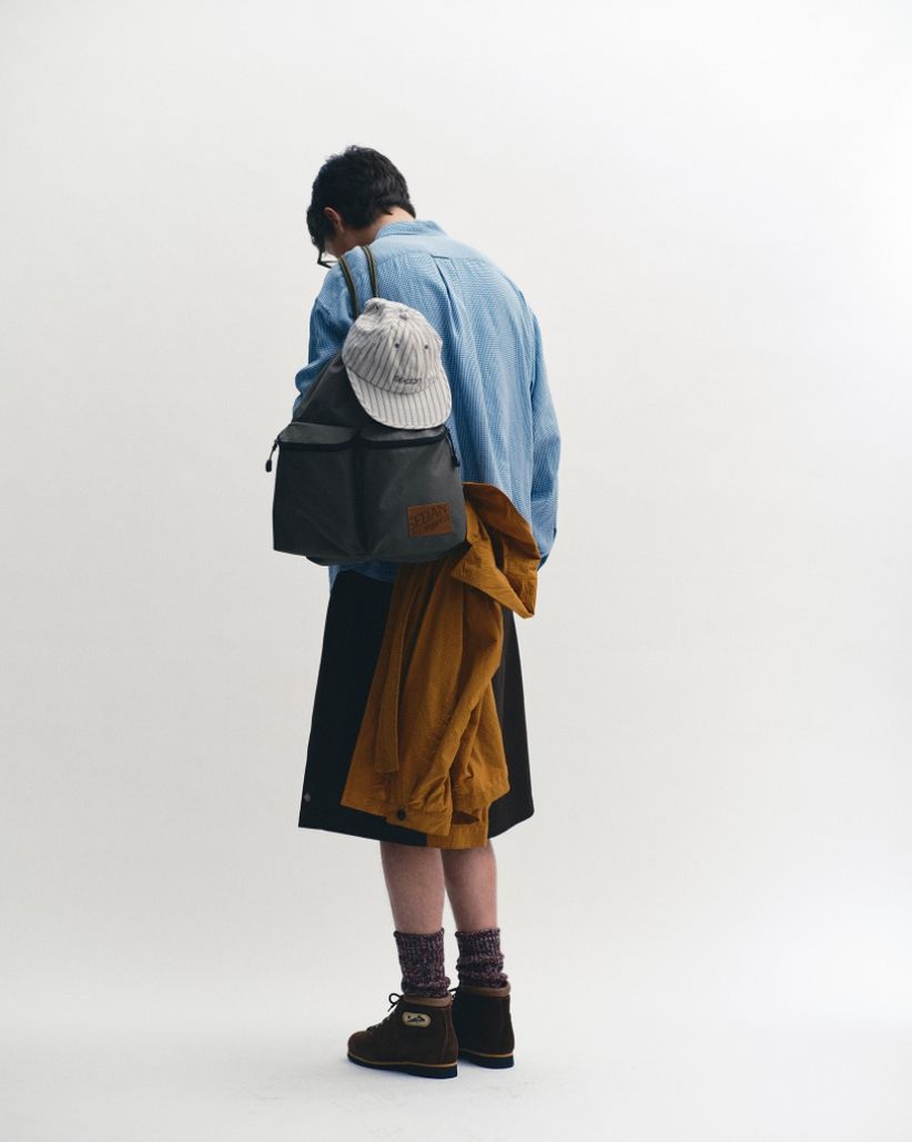 セダンオールパーパス SS26 Classic Logo Cotton Linen Cap(SD26S-CP04)Khaki Stripe☆3月20日(金)発売！