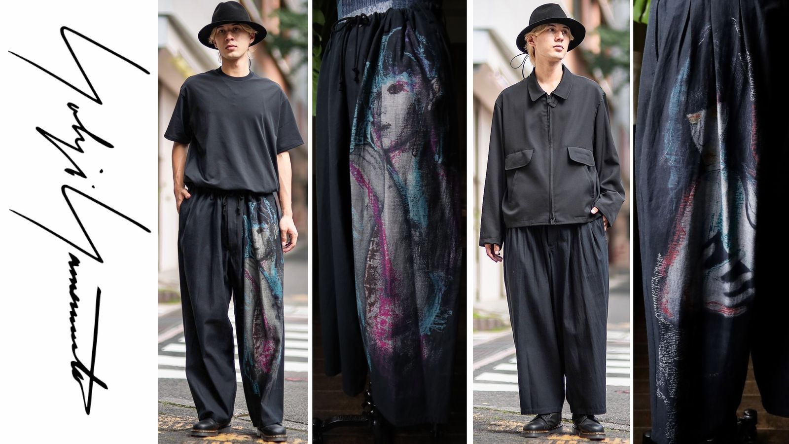 yohjiyamamoto POUR HOMME 22ss ニュースペーパー | Yohji Yamamoto