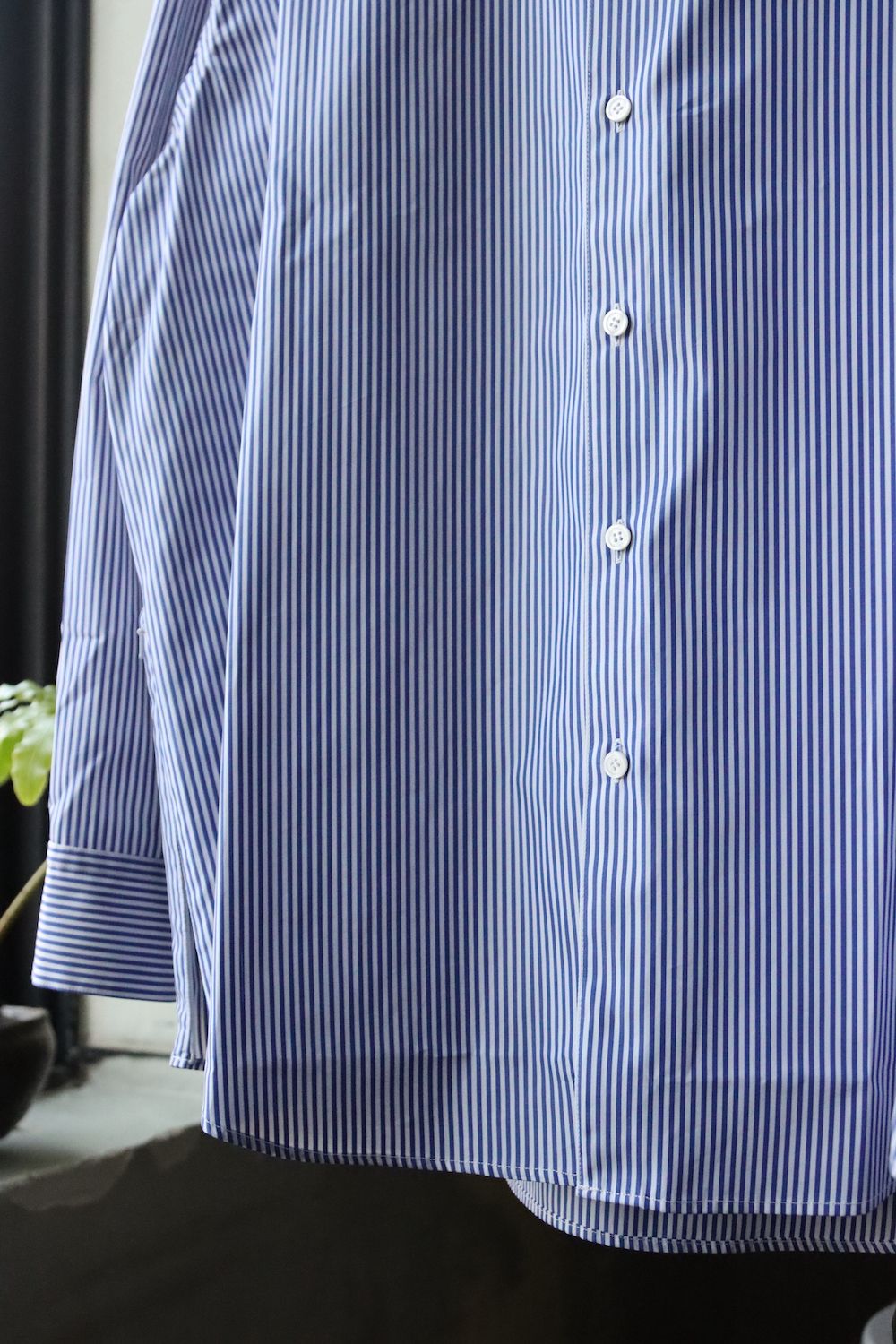 is-ness×THOMAS MASON VENTILATION LONG SLEEVE SHIRT"BLOCKS STRIPE"イズネス22SS