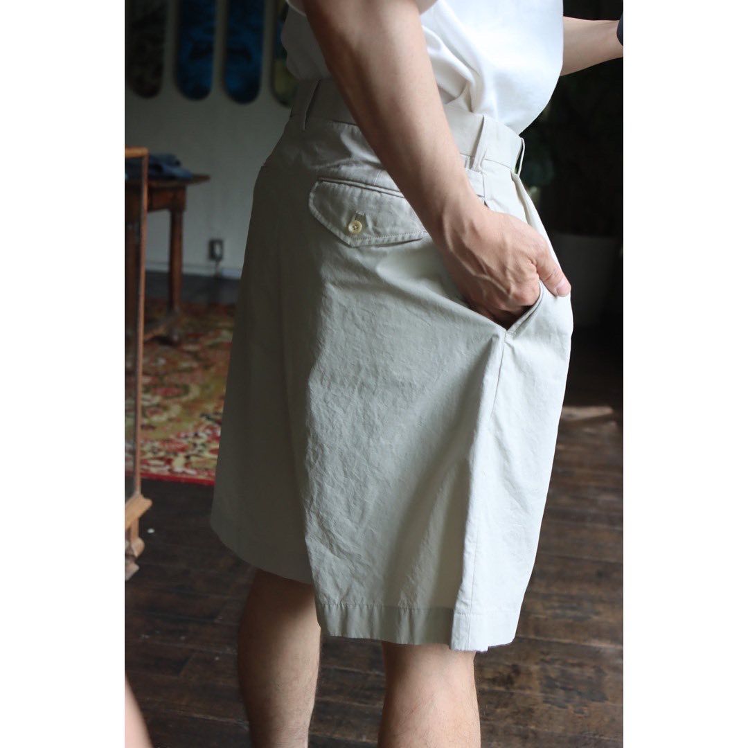 アプレッセショーツHigh Density Weather Cloth Shorts (23SAP-04-04H)ECRU