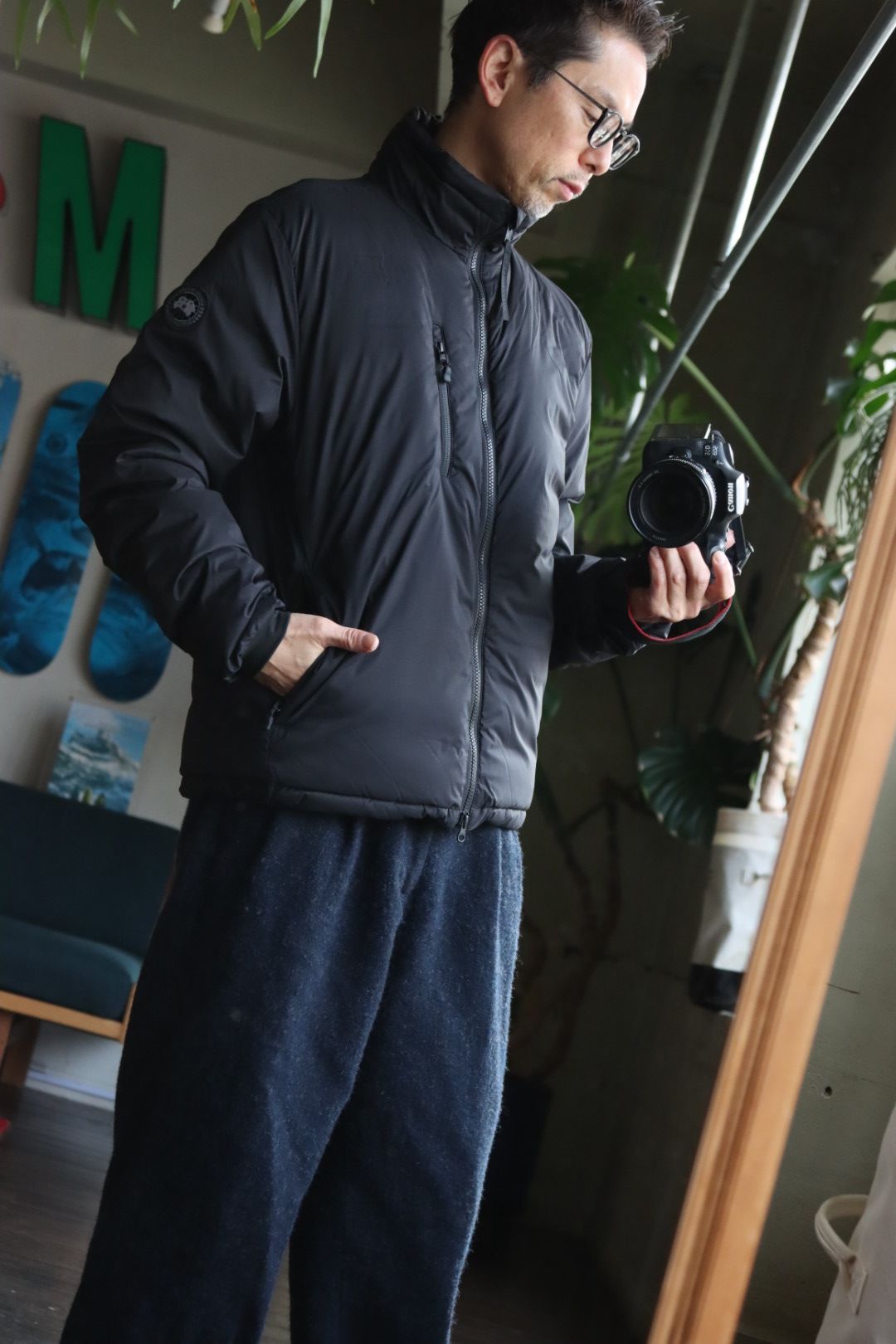 CANADA GOOSE - カナダグース23AW Lodge Jacket Black Label(5079MB