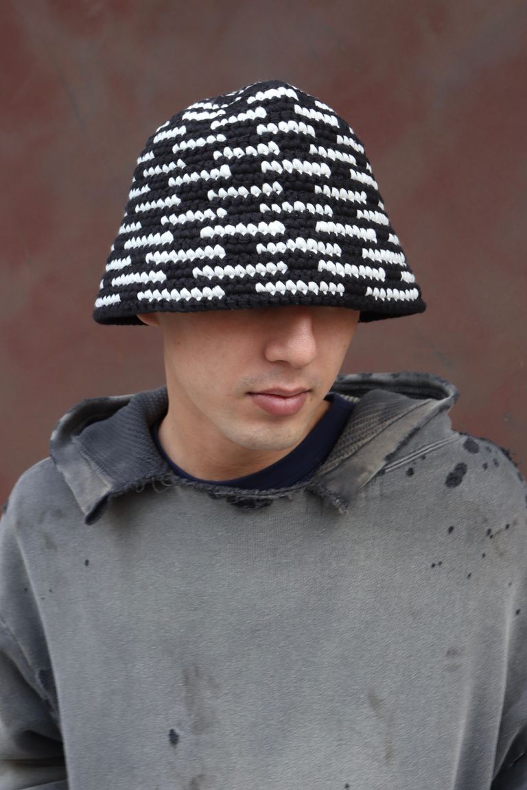新作25SS saint michael KNIT BUCKET HAT 正規