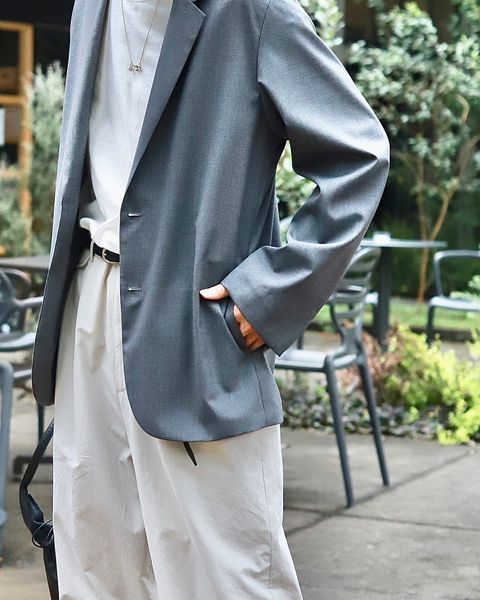 ATON エイトン 23AW WOOL TROPICAL TAILORED JACKETスタイル
