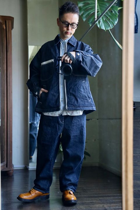 COMME des GARCONS HOMME  ジップアップデニムジャケットスタイル2025.4.4.