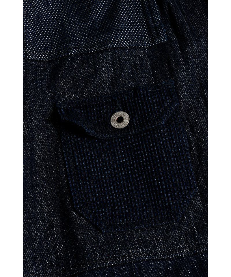ファンダメンタル デニムシャツ COVERALL JACKET RINSE(FA25JK31R)INDIGO☆新作発売！