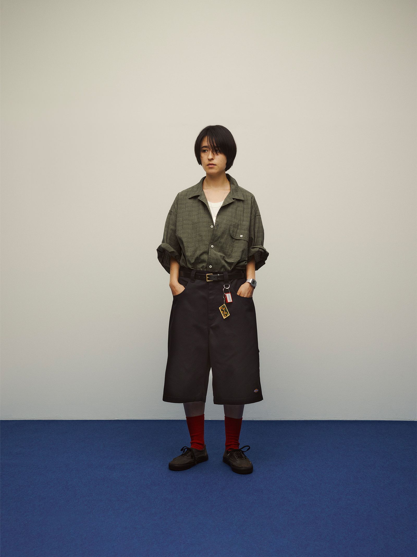 セダンオールパーパス SS25 Dickies® / Carpenter Wide Shorts(SD25S-PT09)Charcoal