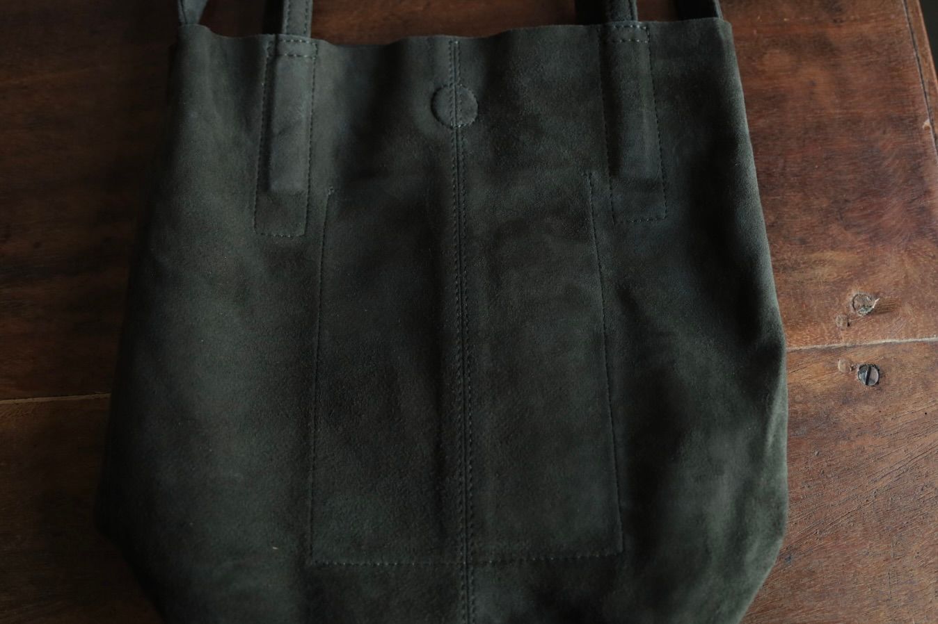 Morphee / モルフェトートバッグ 2WAY SMALL TOTE(SHORT) SUEDE[MOSS GREEN]☆新作発売！