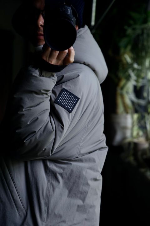 S.F.C HOODIE PUFF JACKETスタイル