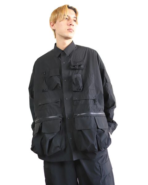 FreshService 24SS 新作DRY TYPEWRITER TACTICAL POCKET L/S SHIRT style 2024.02.17