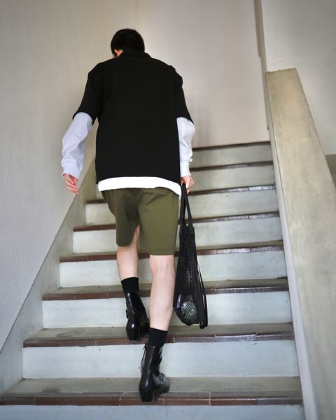 ATON エイトン23SS SUPIMA AIR KANOKO POLO SHIRTSスタイル