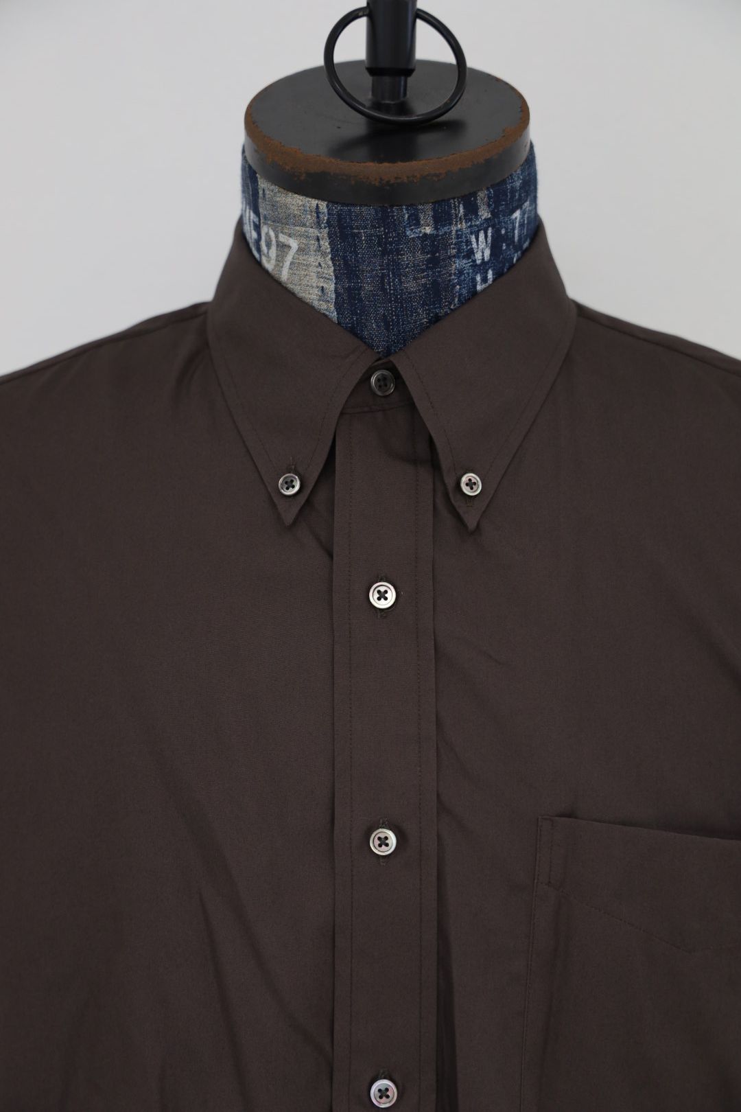 グラフペーパー Easy Care Poplin L/S B.D Box Shirt(GM263-50619)BROWN☆7月11日(土)発売！