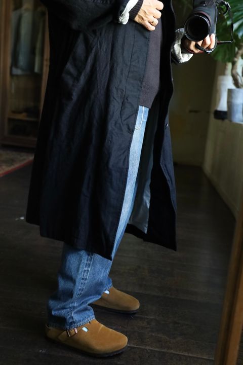 COMME des GARCONS HOMME ウールサージ縮絨コートスタイル2024.10.10.