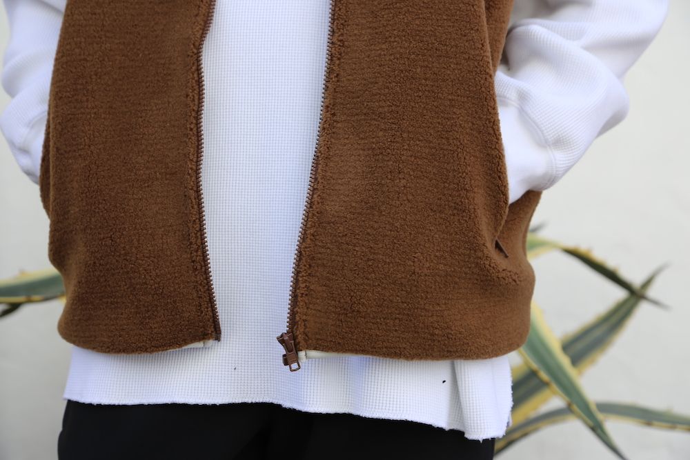 トップス Graphpaper Wool Boa Zip-Up Vest Graphpaper Wool Boa Zip-Up Vest発売！ - マーク 山口の