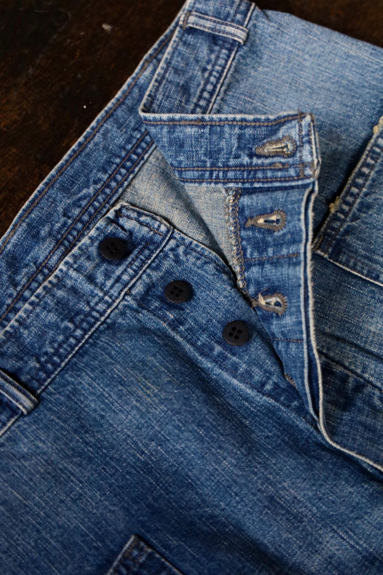 BOW WOW バウワウ USN M44 DUNGAREE TROUSERS(BW251-U4DTS)INDIGO AGING