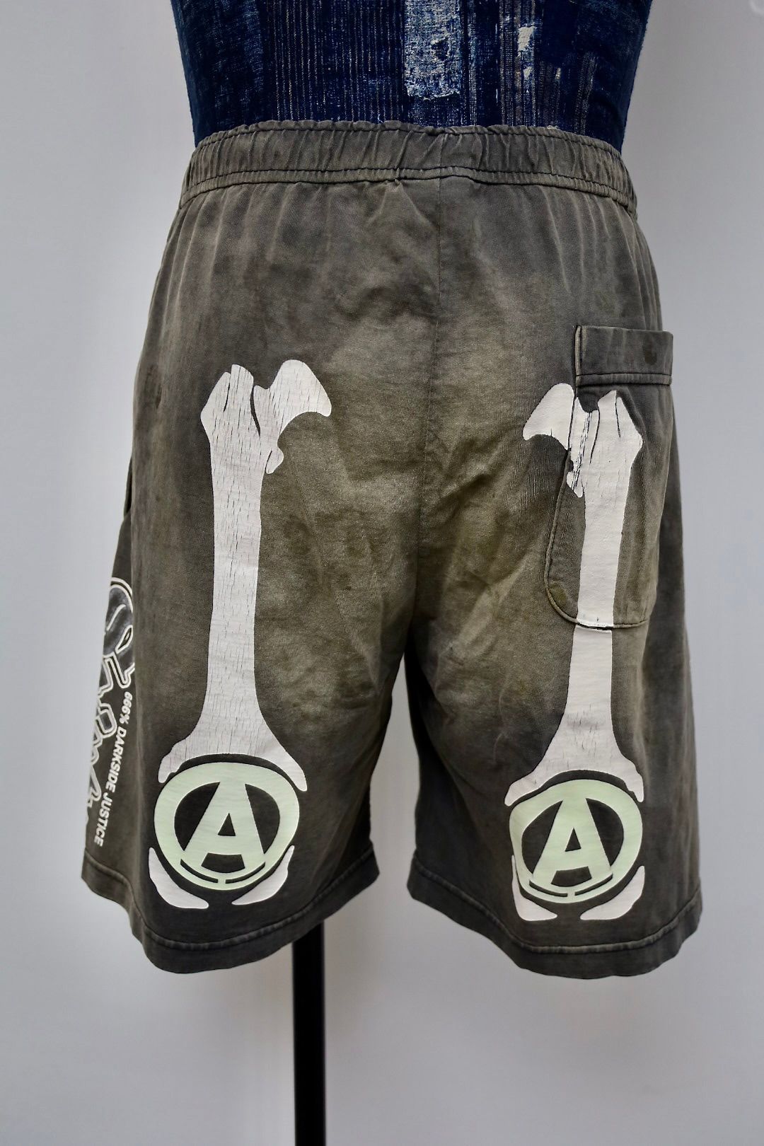 セントマイケル 26SS BH_CUT SEW SHORTS/BONE (SM-MK8-0000-C33)BLACK