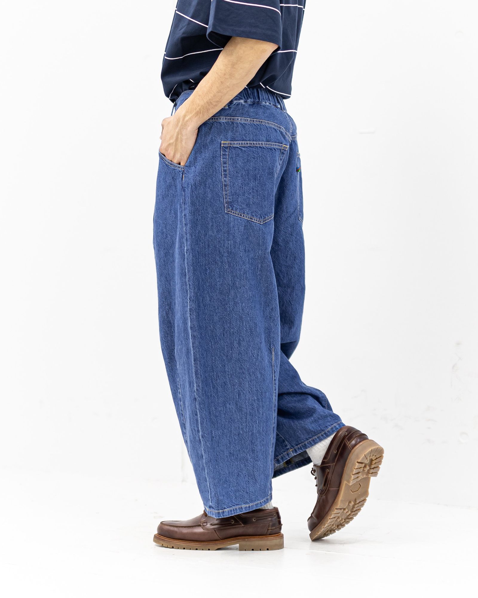 イズネス 26SS パンツ 5-Pocket Balloon Pants /Enzyme Wash(26SS_34_1006AWBALOON5PK01-2)INDIGO ENZYME WASH☆新作発売！