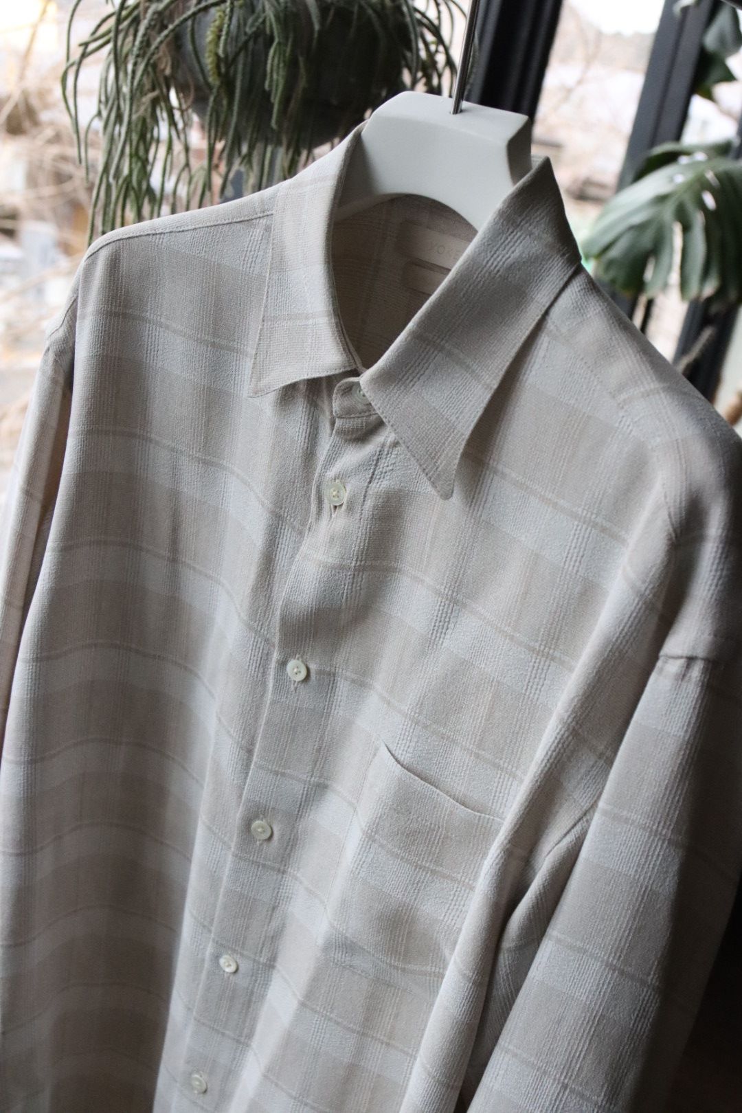 YOKE - ヨーク24SS PLAID JACQUARD SHIRT(YK24SS0646SH)IVORY | mark