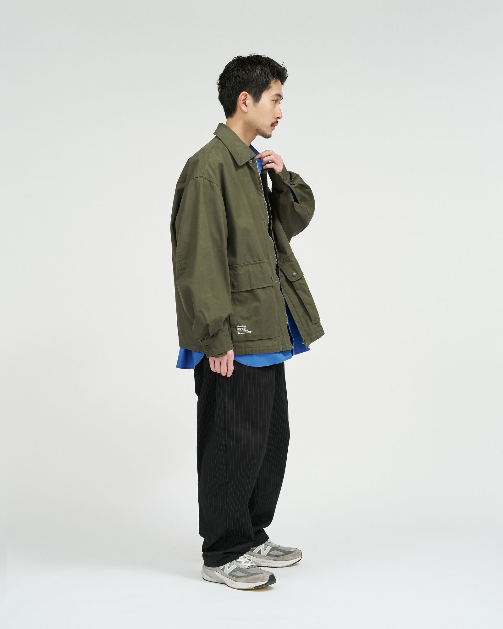 フレッシュサービス WAXED OXFORD UTILITY JACKET(FSC261-30260)KHAKI★2月14日(土)発売