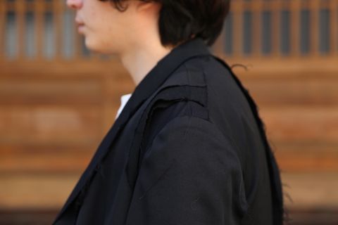 yohji yamamoto M-3BS 重ねST止レイヤードジャケット(HR-J10-802) style.2021.2.28.