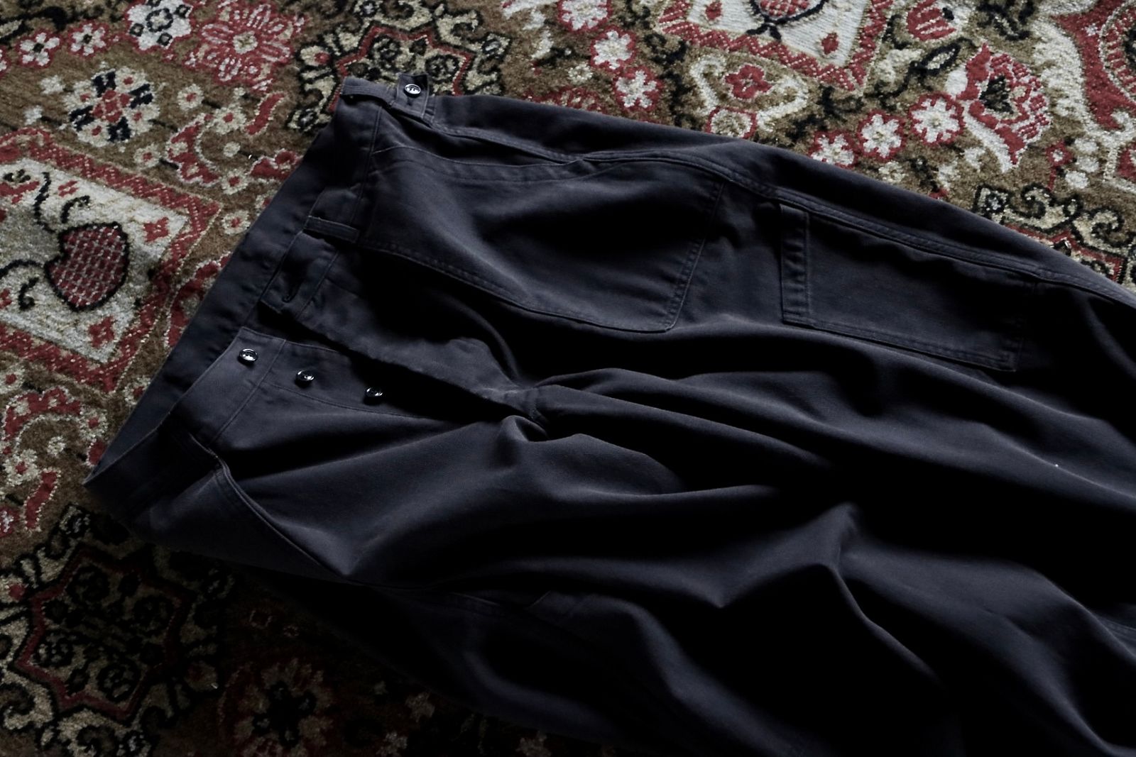 アプレッセ23SSパンツ USAF Hemmed Bottoms(23SAP-04-14M)BLACK