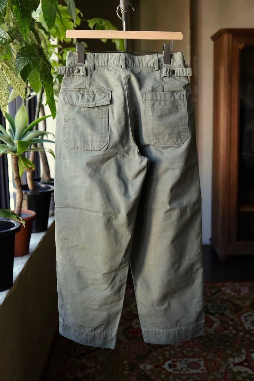 BOW WOW 25FWバウワウ REPAIRED USAF MECHANIC PANTS(BW252-RUMP) AGED SAGE GREEN★10月25日(土)発売!
