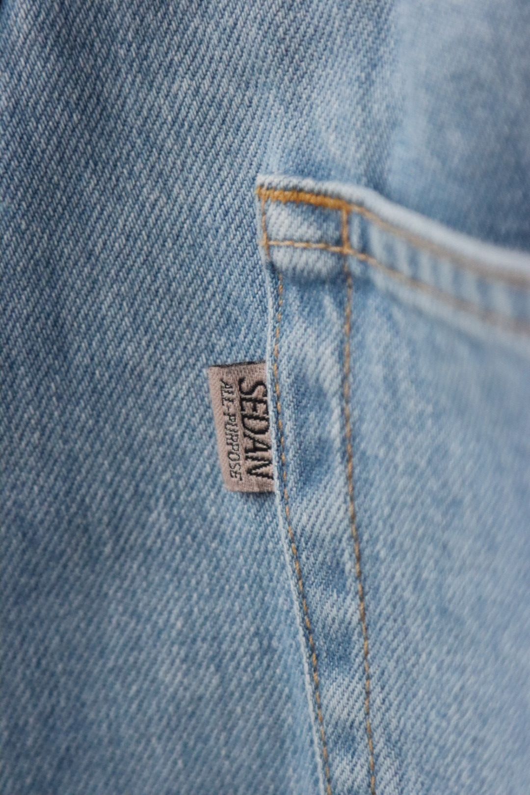 セダンオールパーパス SS24 Oval Logo Denim Pant(SD24S-PT01)Summer Indigo