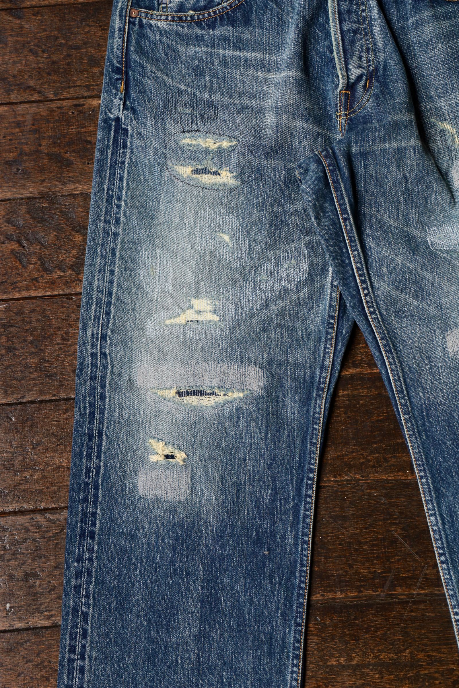 ファンダメンタル デニムパンツ CLASSIC STRAIGHT DENIM CS124 (FA25/MG124)INDIGO