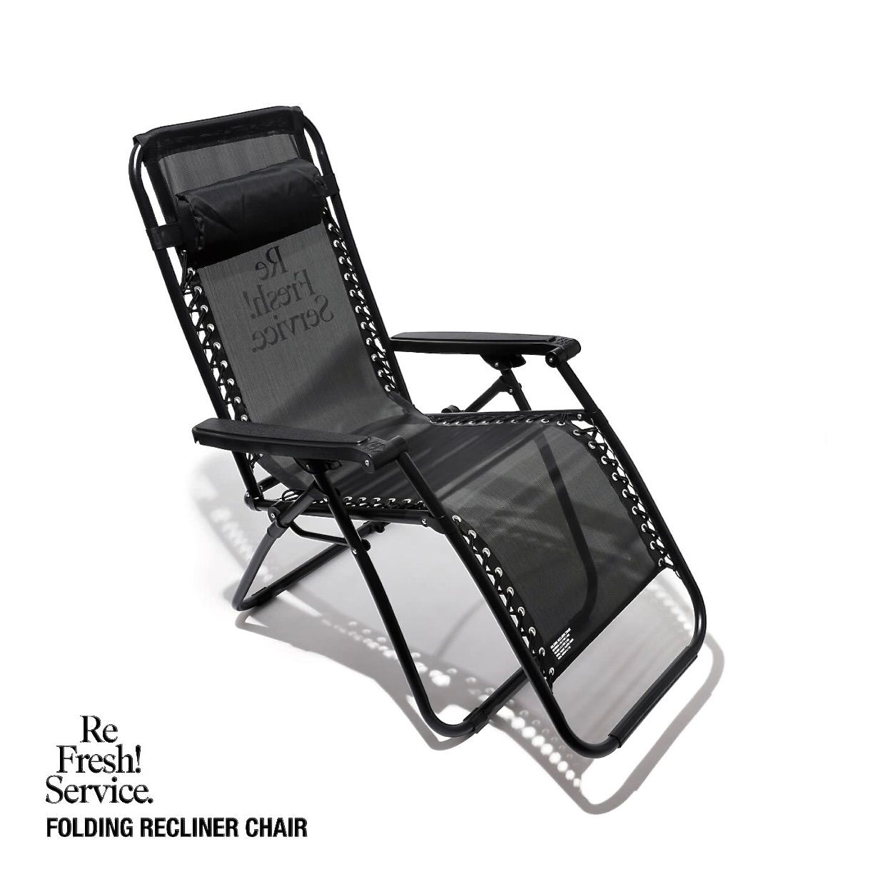 ReFresh!Service. FOLDING RECLINER CHAIR(BLACK)☆9月27日(土)発売！