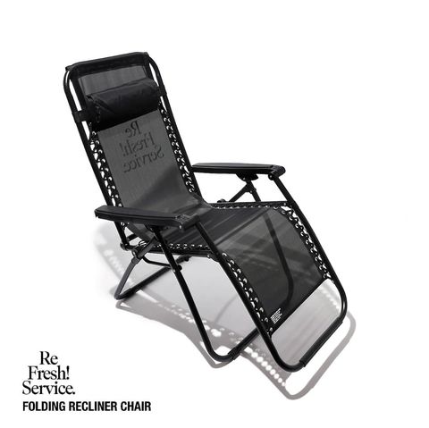 ReFresh!Service. FOLDING RECLINER CHAIR(BLACK)☆9月27日(土)発売！