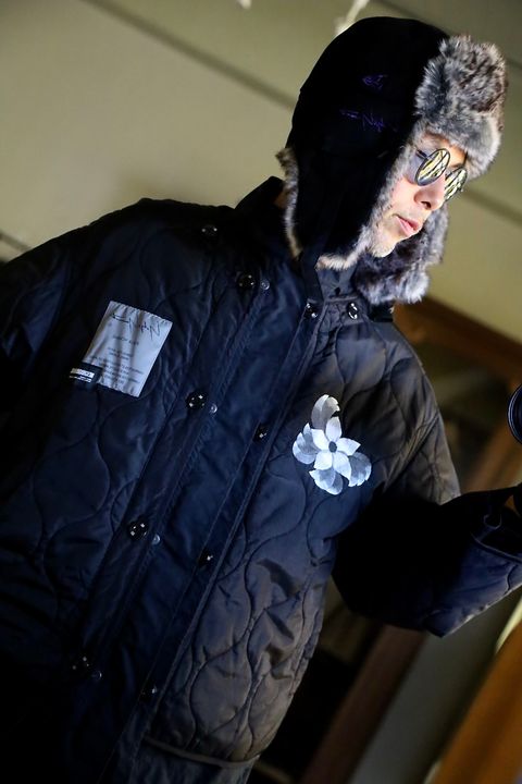Yohji Yamamoto FIELD PARKA SHELL&LINERスタイル