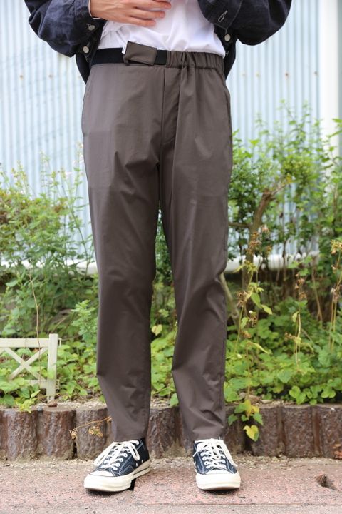 Graphpaper Stretch Typewriter Slim Chef Pants"GRAY" Style.2020.8.2.