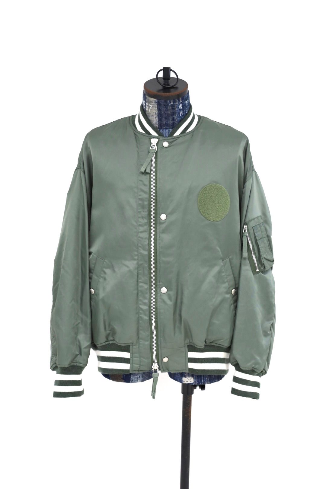 コムデギャルソンオム26FW リブライン入りナイロンツイルジャケット(HR-J003-051-2)KHAKI☆8月7日(金)発売！