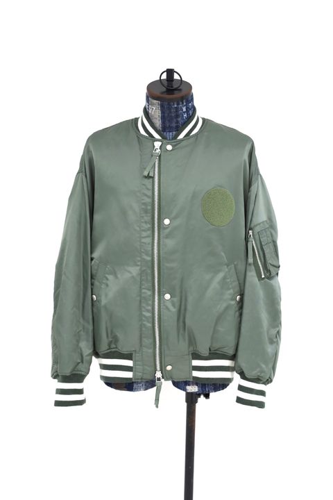 コムデギャルソンオム26FW リブライン入りナイロンツイルジャケット(HR-J003-051-2)KHAKI☆8月7日(金)発売！