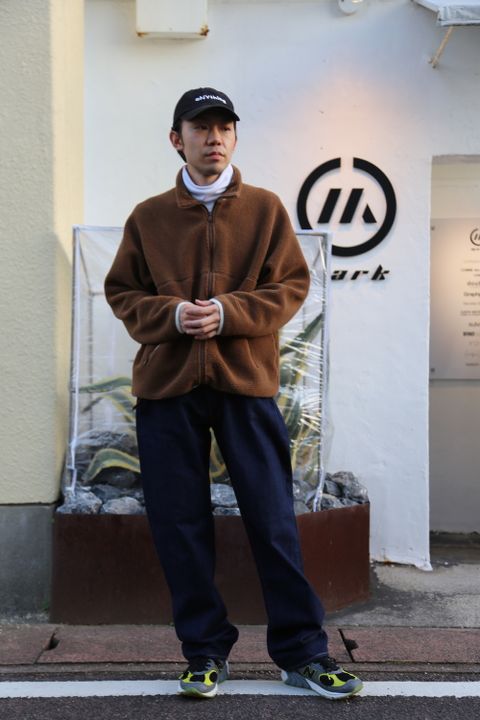 Graphpaper Wool Boa Zip-Up Blouson Style.2020.12.28.
