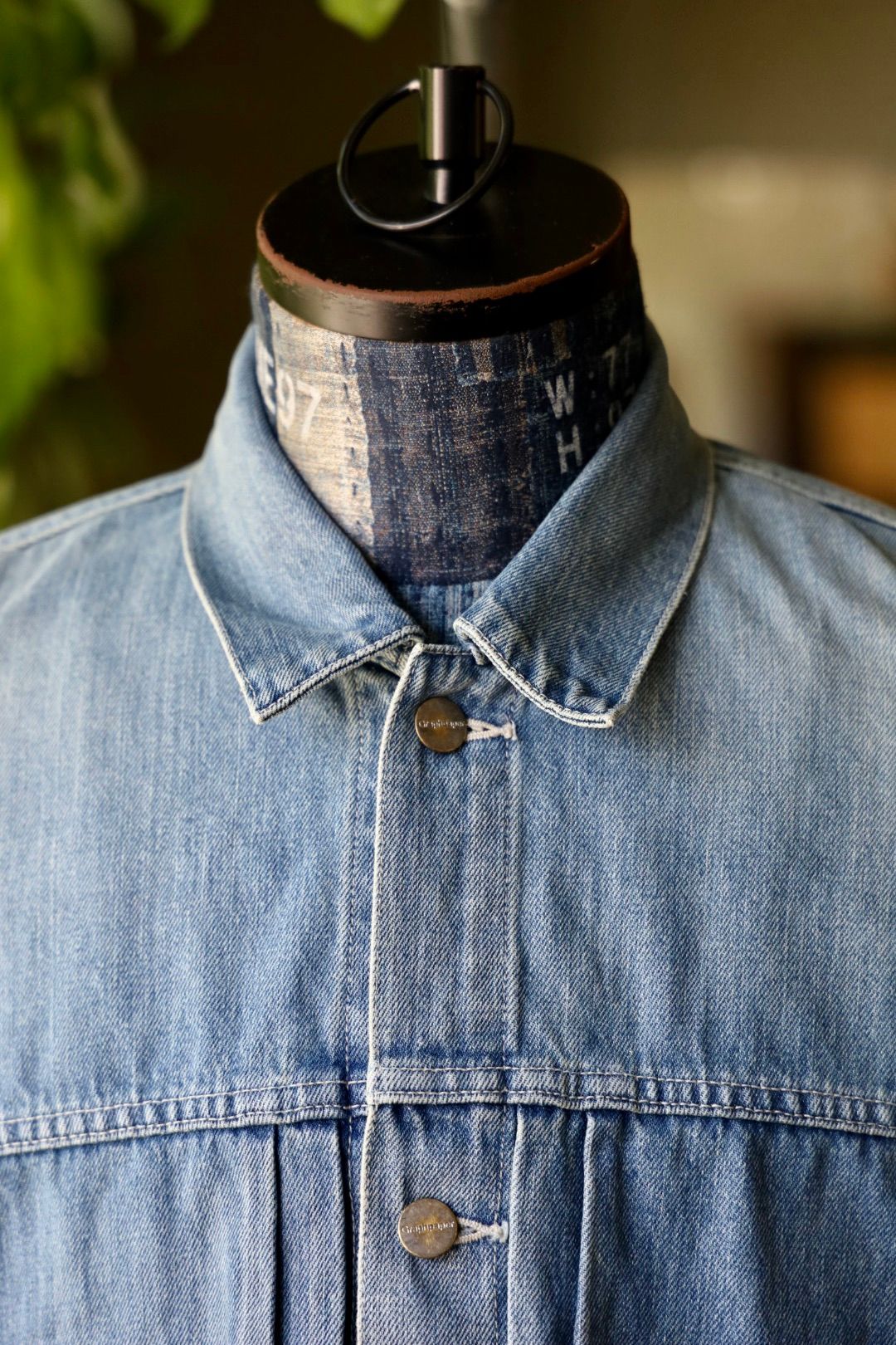 グラフペーパー Selvage Denim Jacket(GU253-20054LB)INDIGO_LIGHT FADE