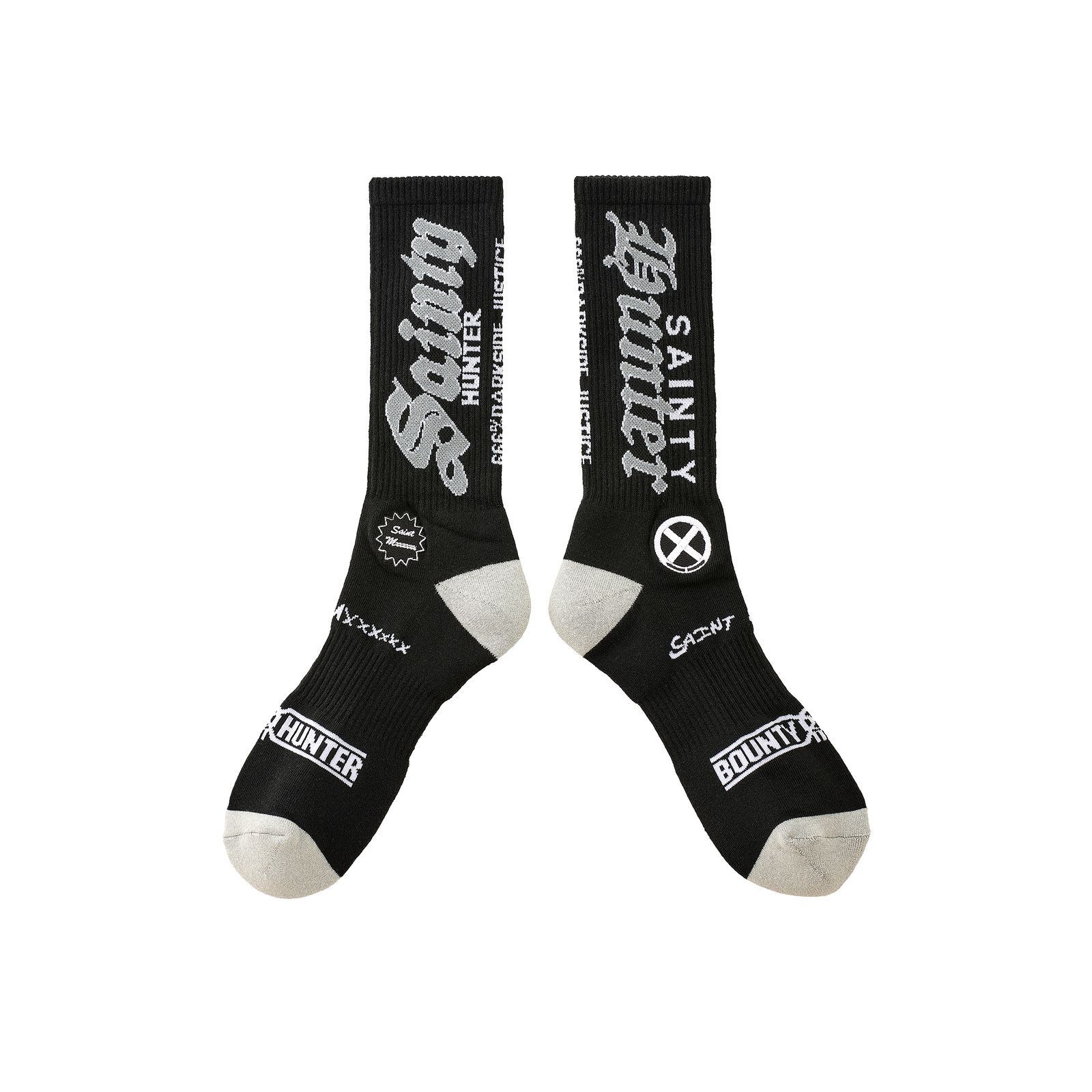セントマイケル 26SS BH_SOCKS/SAINTY HUNTER(SM-MK8-0000-C39)BLACK☆2月21日(土)10:00発売！