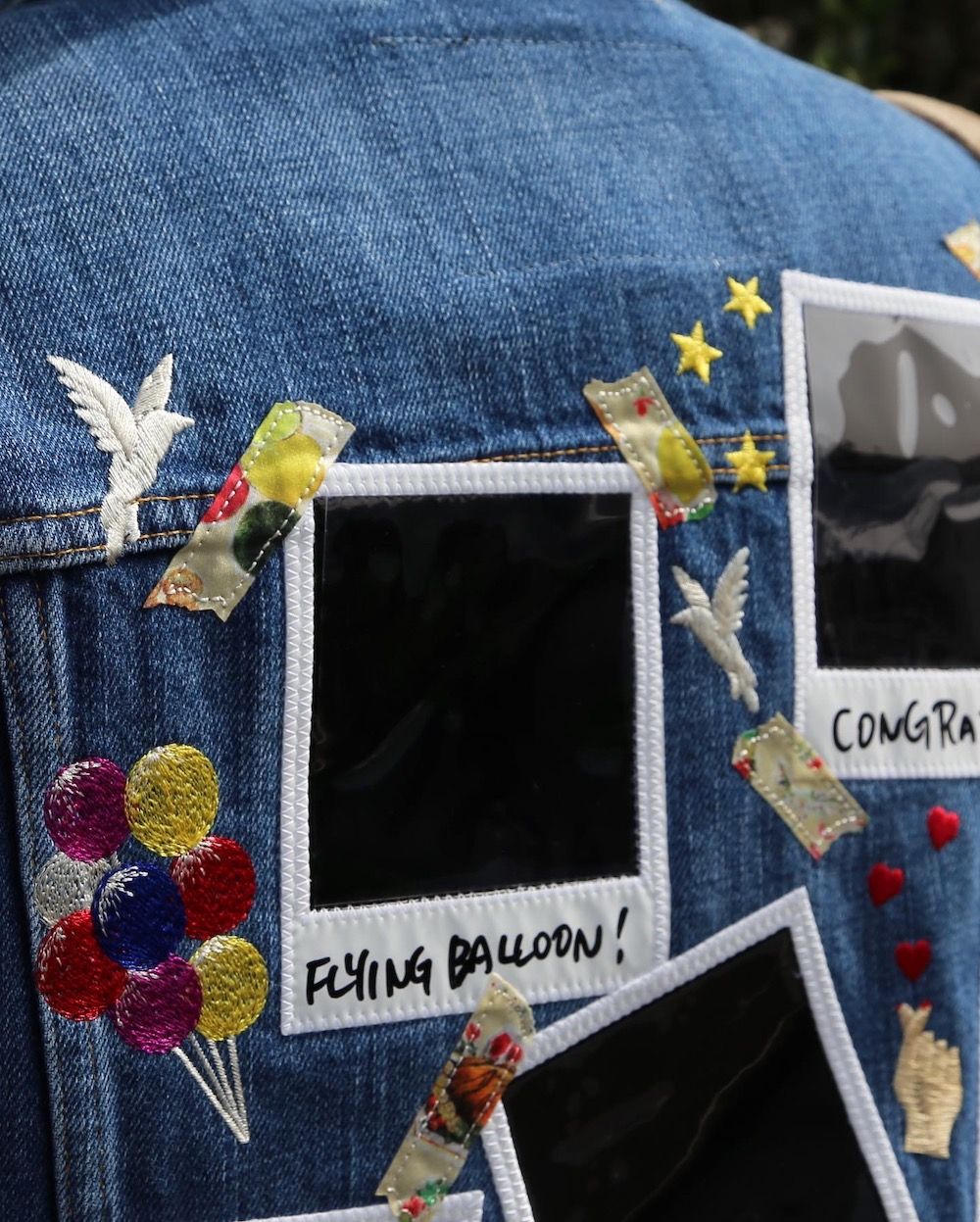 doublet MEMORIAL POLAROID DENIM JACKET(21SS06BL115) style. 2021.03.29.