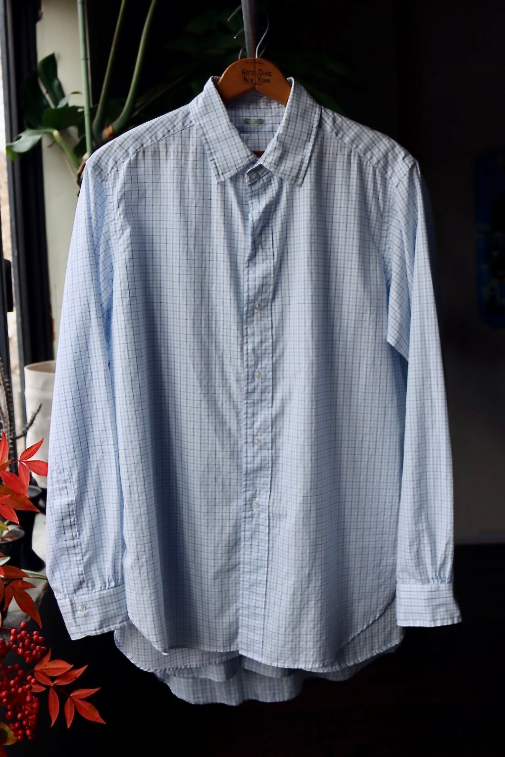 A.PRESSE - アプレッセ23SS Regular Collar Shirt (23SAP-02-04H)SAX