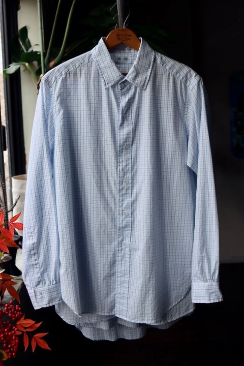 アプレッセ23SS Regular Collar Shirt (23SAP-02-04H)SAX